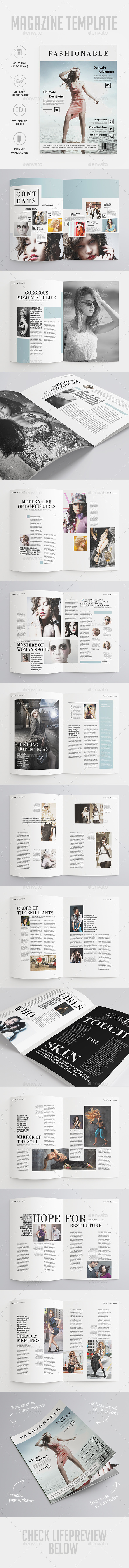 GraphicRiver Fashion Magazine 10093001 GraphicRiver Fashion Magazine 10093001