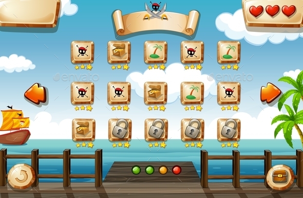 GraphicRiver Pirate Game 10093333 GraphicRiver Pirate Game 10093333