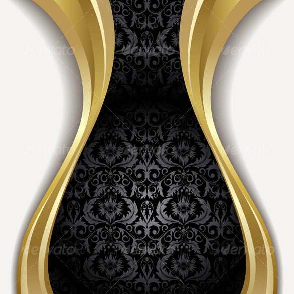 Black and gold background Black and gold background