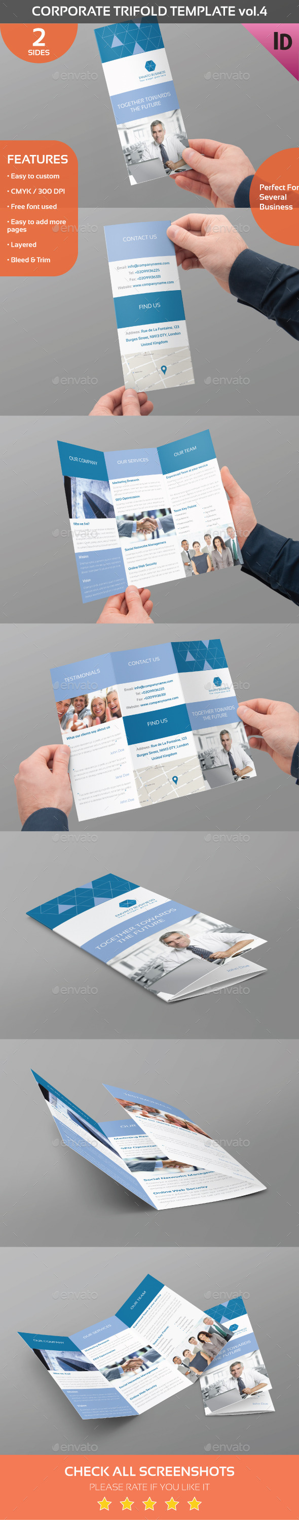 Corporate Trifold Template Vol.4 (Corporate)