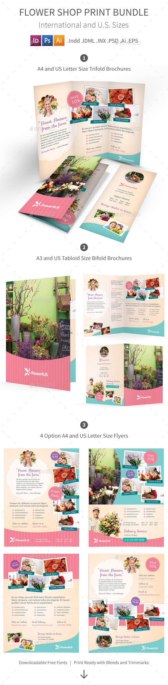 Flower Shop Print Bundle (Informational)