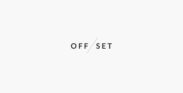 offset - ecommerce psd template 
