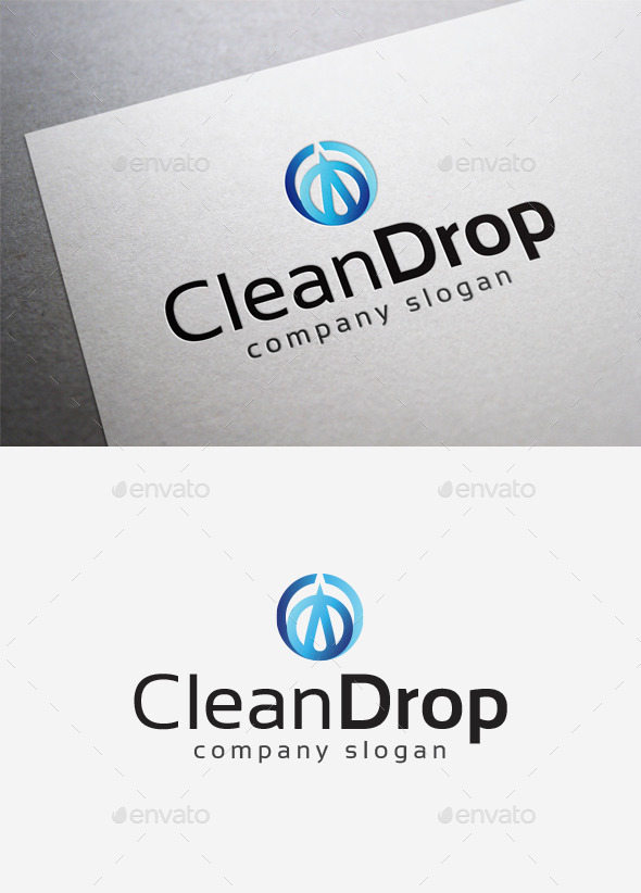 Clean Drop Logo