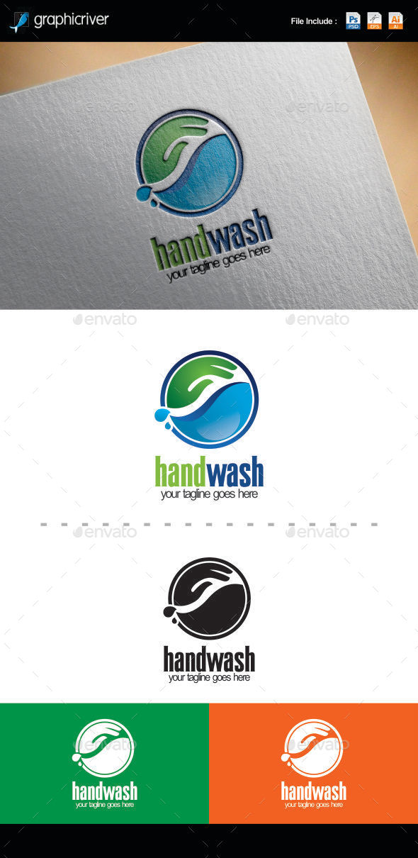Hand Wash Logo Hand Wash Logo