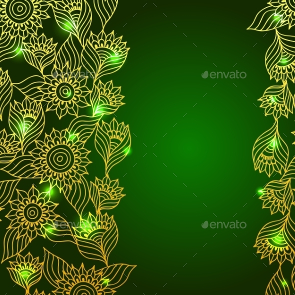 GraphicRiver Background with Gold Lace Floral Ornament 10097737 GraphicRiver Background with Gold Lace Floral Ornament 10097737