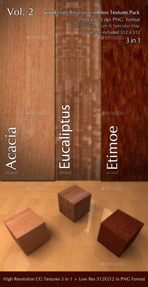3DOcean Wood CG Textures High Resulution 3in1 vol.2 10099789 3DOcean Wood CG Textures High Resulution 3in1 vol.2 10099789
