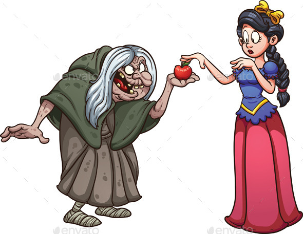 GraphicRiver Snow White and Witch 10101199 GraphicRiver Snow White and Witch 10101199
