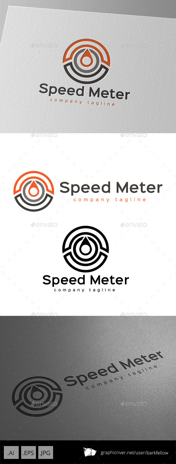 Speed Meter Indicator Logo