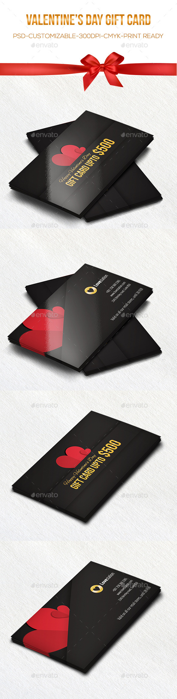 GraphicRiver Valentines Day Gift Card 10102874 GraphicRiver Valentines Day Gift Card 10102874
