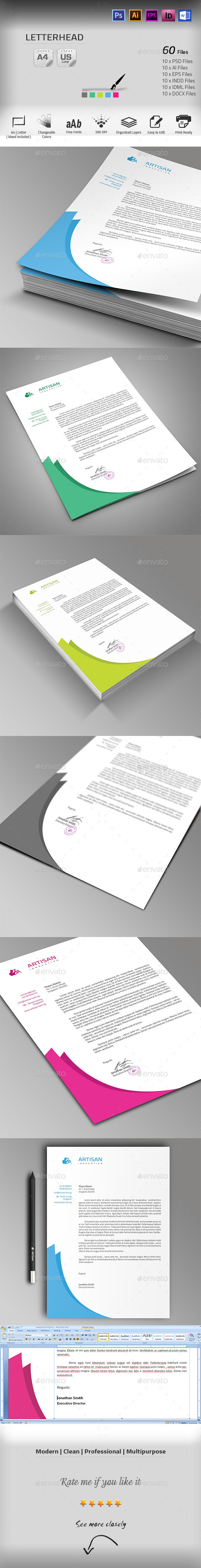 GraphicRiver Letterhead 10102932 GraphicRiver Letterhead 10102932