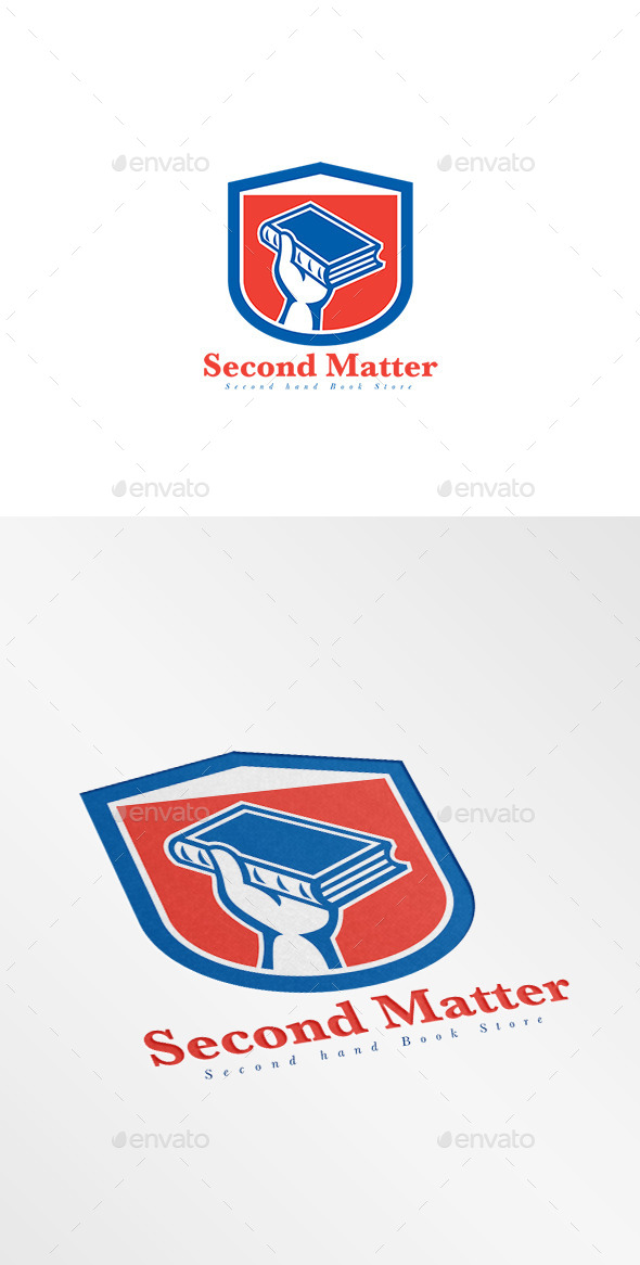 GraphicRiver Second Matter Second Hand Bookstore Logo 10102958 GraphicRiver Second Matter Second Hand Bookstore Logo 10102958