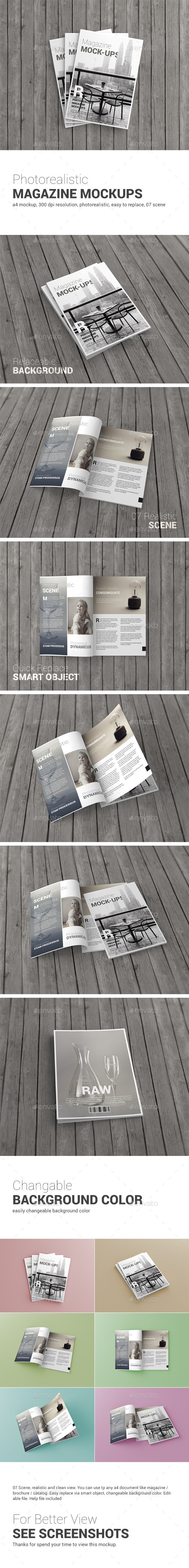 GraphicRiver A4 Magazine Brochure Mock-Up 10103748 GraphicRiver A4 Magazine Brochure Mock-Up 10103748