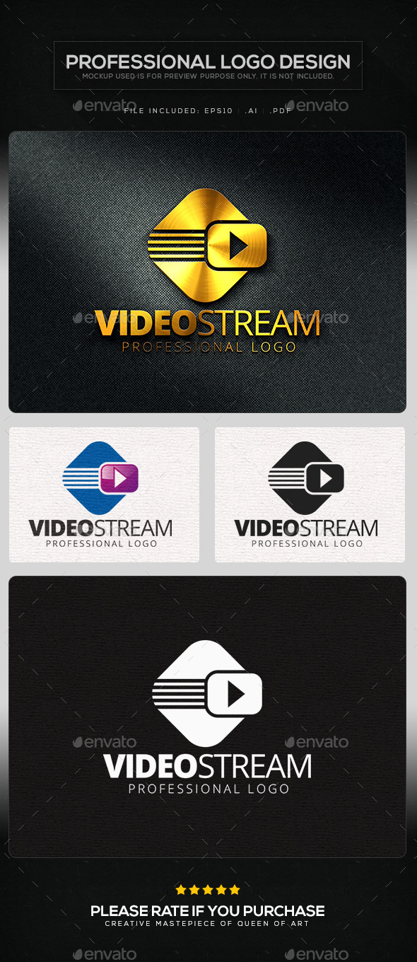 GraphicRiver Video Stream Logo Template 10105077 GraphicRiver Video Stream Logo Template 10105077