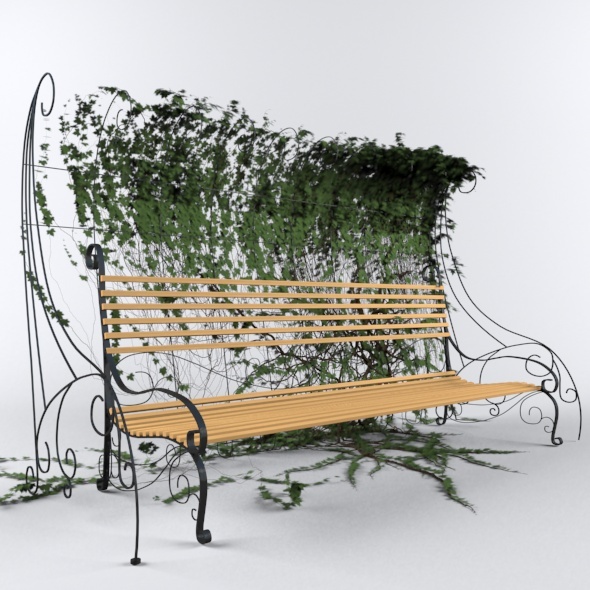Bench with Hedgegrow Bench with Hedgegrow