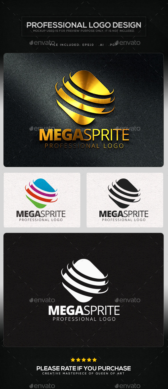GraphicRiver Mega Sprite Logo Template 10106069 GraphicRiver Mega Sprite Logo Template 10106069