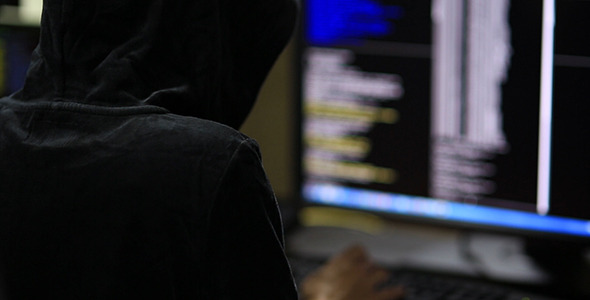 VideoHive Hacker in Hood Typing on Keyboard 5 10106366 VideoHive Hacker in Hood Typing on Keyboard 5 10106366