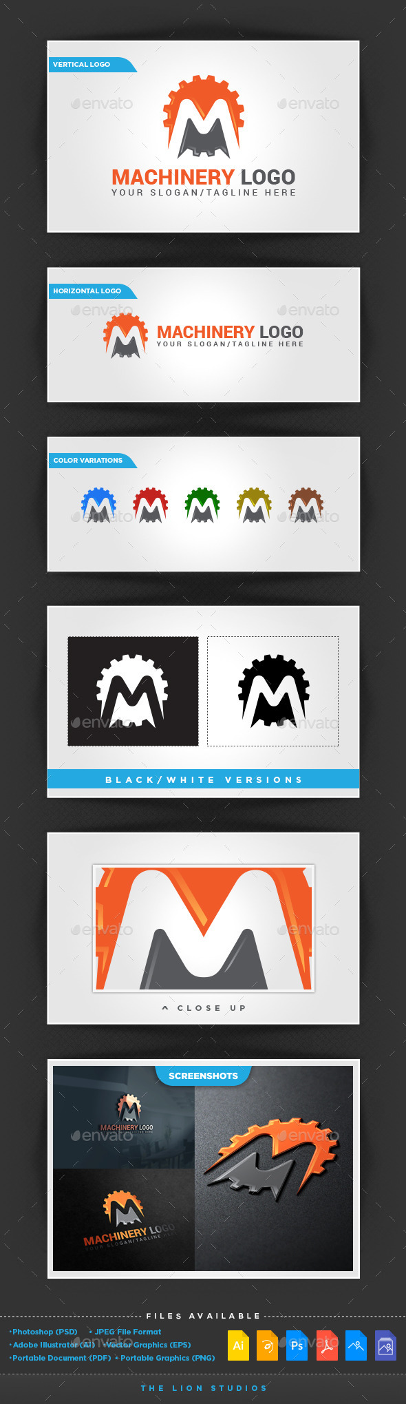 GraphicRiver Machinery Logo Template 10106667 GraphicRiver Machinery Logo Template 10106667