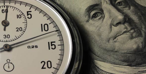 VideoHive Stopwatch On A Hundred Dollar Bill 10107394 VideoHive Stopwatch On A Hundred Dollar Bill 10107394
