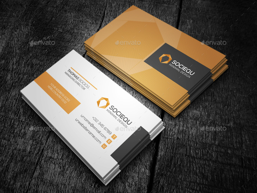 Modern Business Card by -axnorpix | GraphicRiver