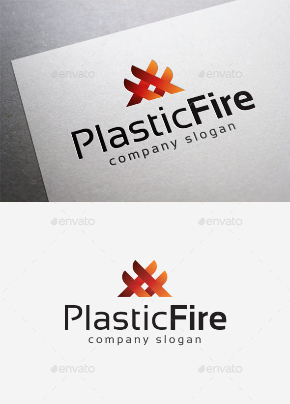 Plastic Fire Logo