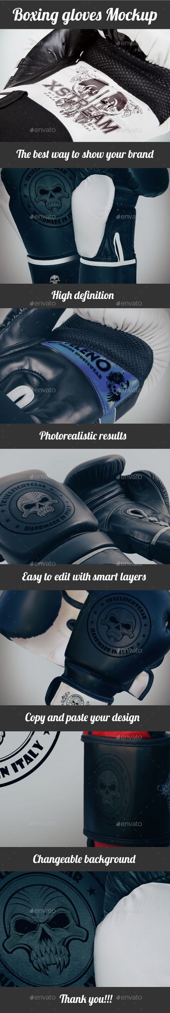 GraphicRiver Boxing Gloves Mockup 10110140 GraphicRiver Boxing Gloves Mockup 10110140