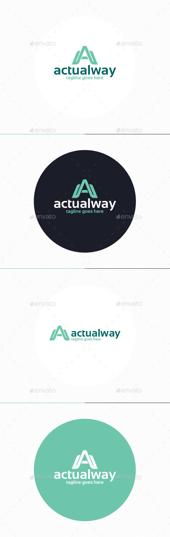 Actual Way Logo • Letter A (Letters)