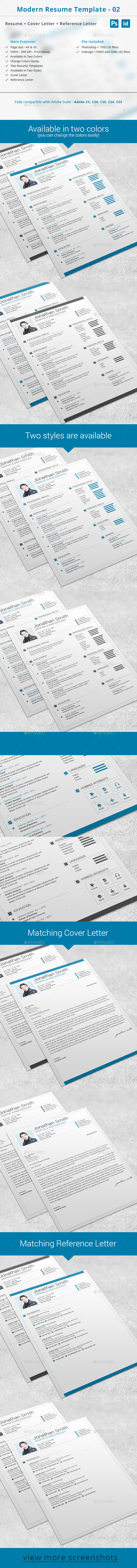Modern Resume Template 02 Modern Resume Template 02