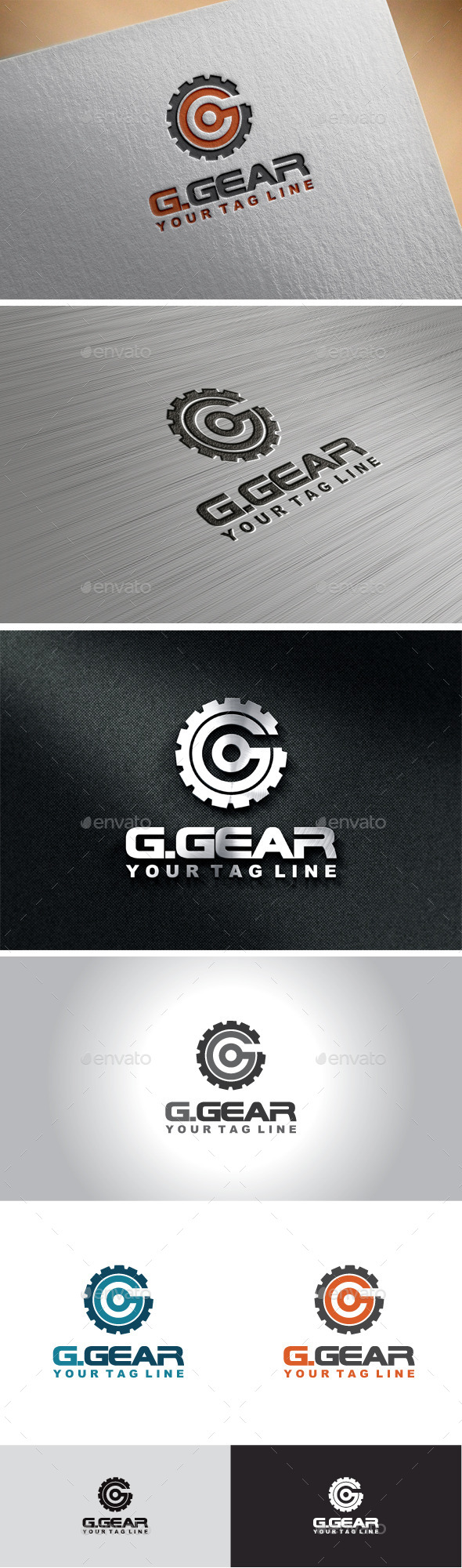 Gear Letter G Logo (Letters)