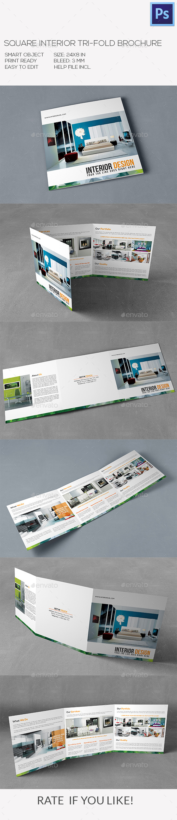 GraphicRiver Square Interior Brochure 10111147 GraphicRiver Square Interior Brochure 10111147