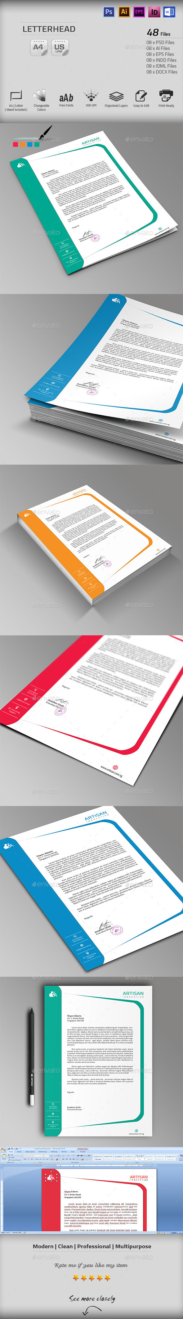 GraphicRiver Letterhead 10111238 GraphicRiver Letterhead 10111238