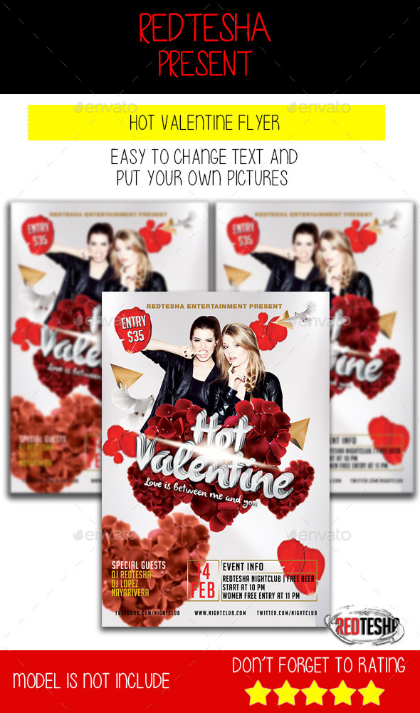 Hot Valentine Flyer Hot Valentine Flyer