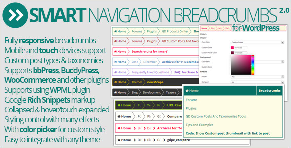 Smart Navigation Breadcrumbs - CodeCanyon Item for Sale