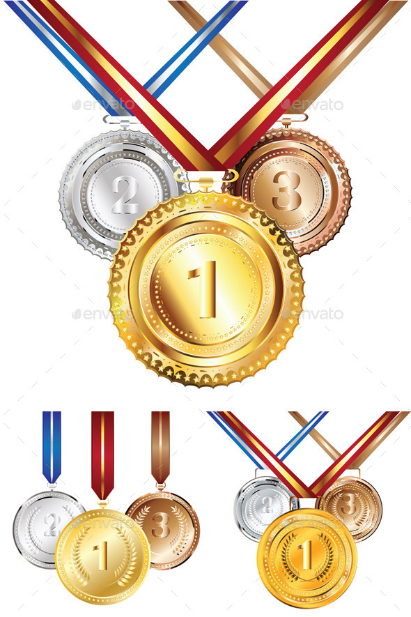 Golden Silver and Bronze Medal (Sports/Activity)