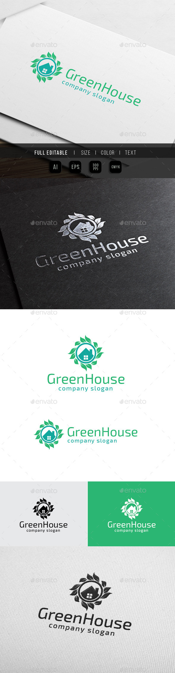 GraphicRiver Green House Herbal Clinic 10112737 GraphicRiver Green House Herbal Clinic 10112737