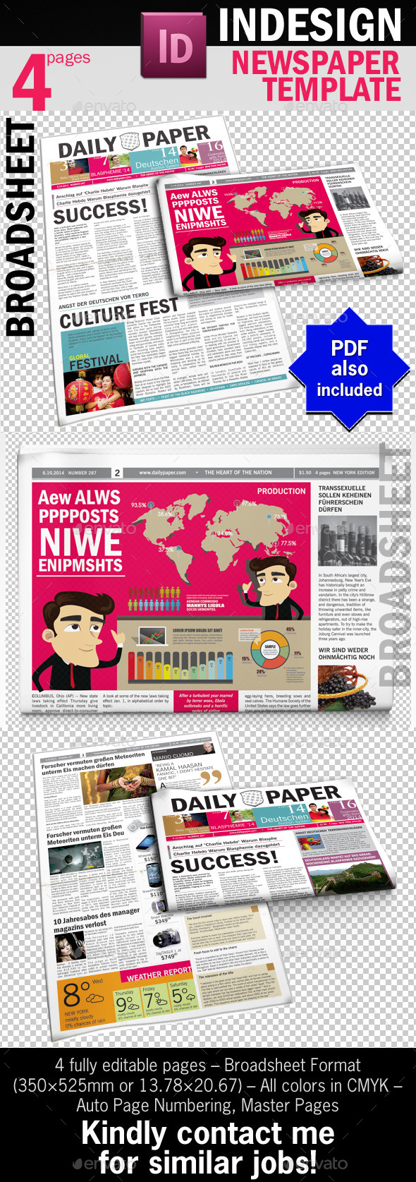 DailyPaper Newspaper Template DailyPaper Newspaper Template