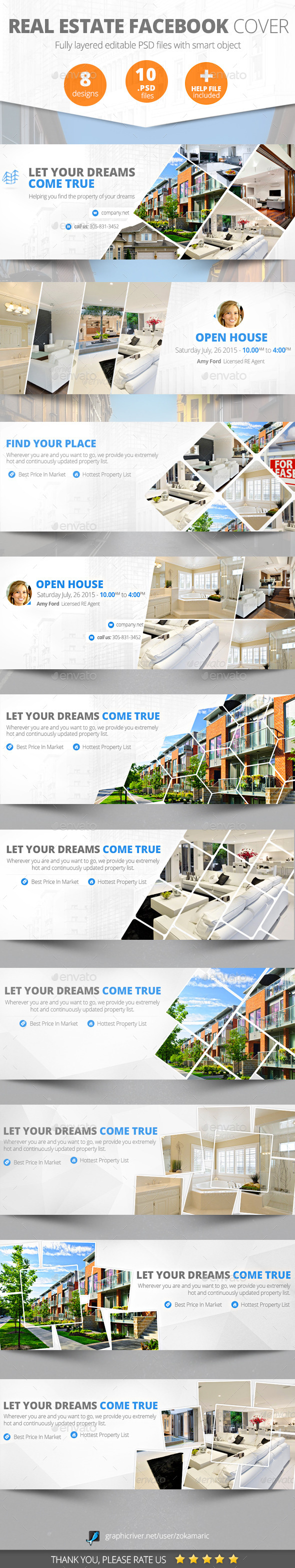 GraphicRiver Real Estate Facebook Cover 10113017 GraphicRiver Real Estate Facebook Cover 10113017