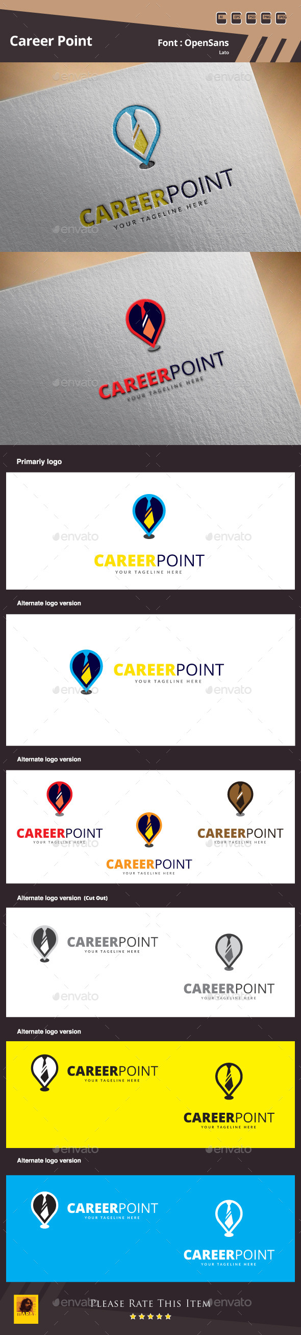 GraphicRiver Career Point Logo Template 10113245 GraphicRiver Career Point Logo Template 10113245