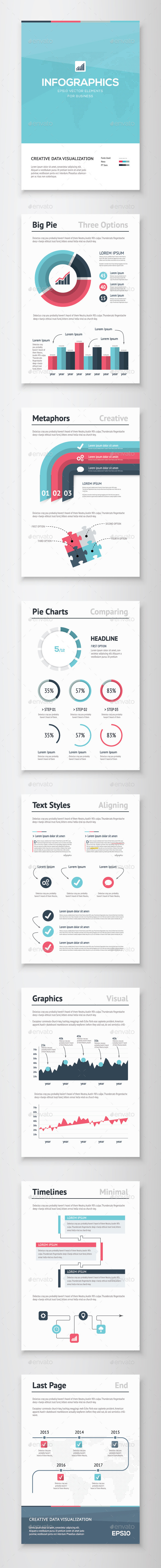 Infographic Brochure Vector Elements Kit 5