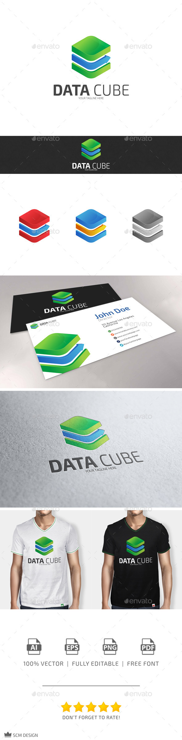 GraphicRiver Data Cube Logo 10113429 GraphicRiver Data Cube Logo 10113429