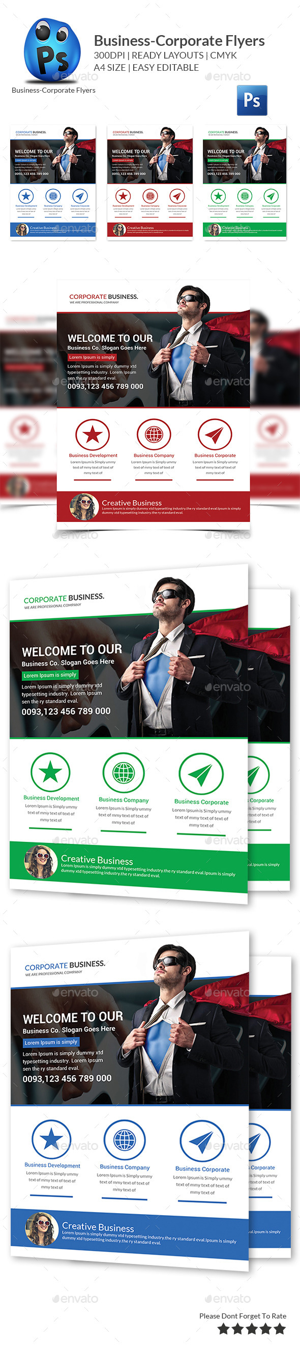 GraphicRiver Corporate Business Flyer Template 10064418 GraphicRiver Corporate Business Flyer Template 10064418