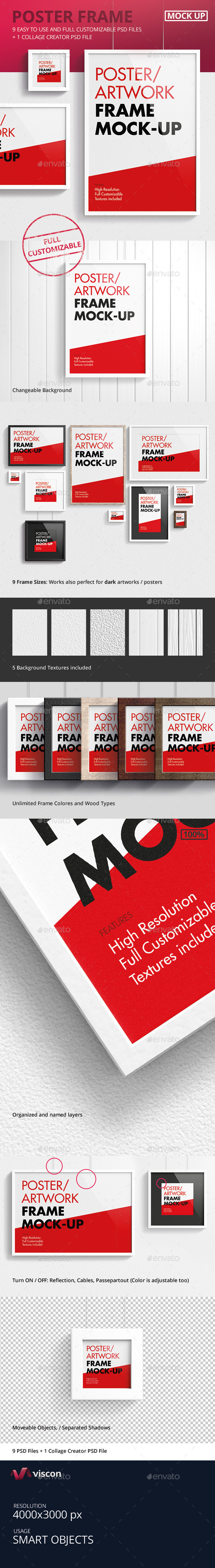 GraphicRiver Poster Artwork Frame Mock-Up 10115141 GraphicRiver Poster Artwork Frame Mock-Up 10115141