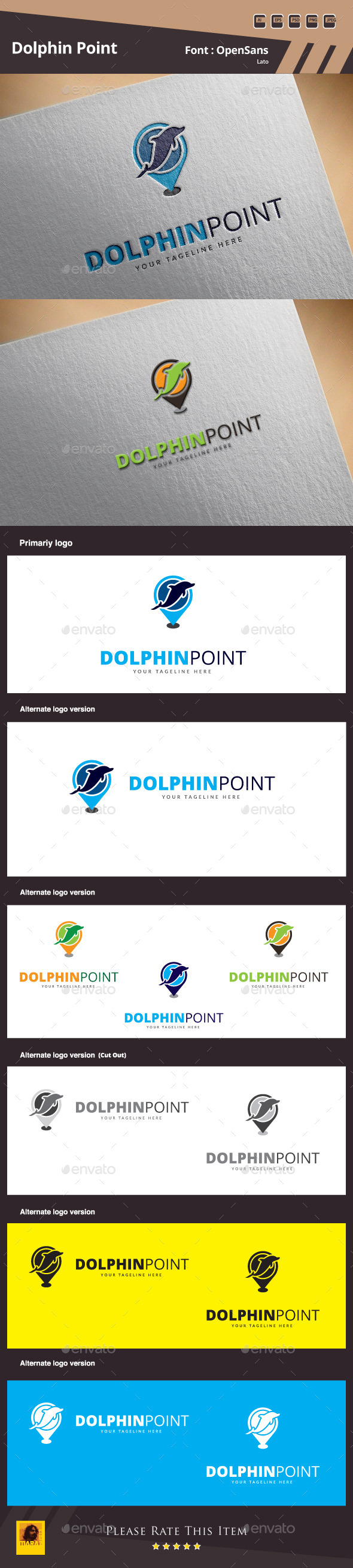 GraphicRiver Dolphin Point Logo Template 10116743 GraphicRiver Dolphin Point Logo Template 10116743