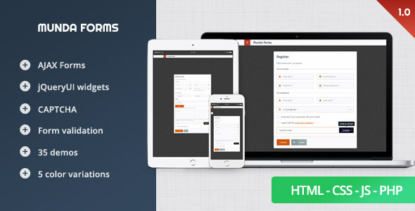CodeCanyon Munda Forms Clean Modern Responsive Web Forms 10114467 CodeCanyon Munda Forms Clean Modern Responsive Web Forms 10114467