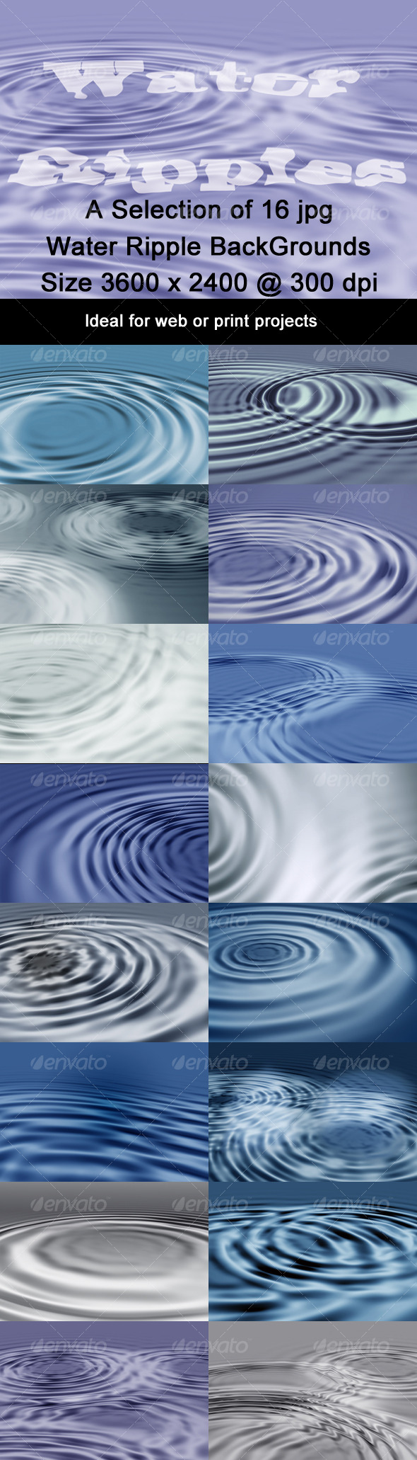 Water Ripples Background Pack Water Ripples Background Pack