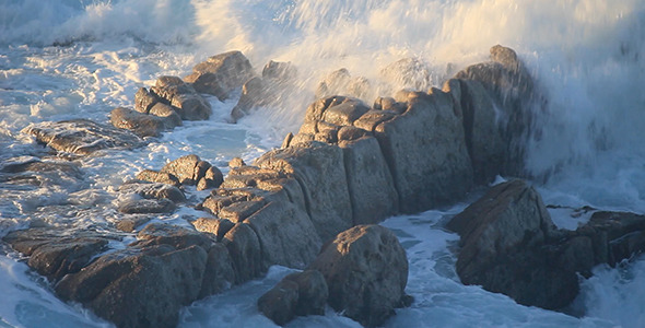 VideoHive Waves Wash over Ocean Rocks near Monterey 10117792 VideoHive Waves Wash over Ocean Rocks near Monterey 10117792