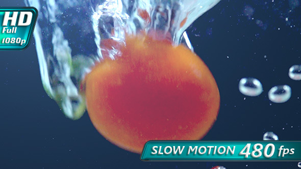 VideoHive Tomatoes Falling Into Water 10117909 VideoHive Tomatoes Falling Into Water 10117909