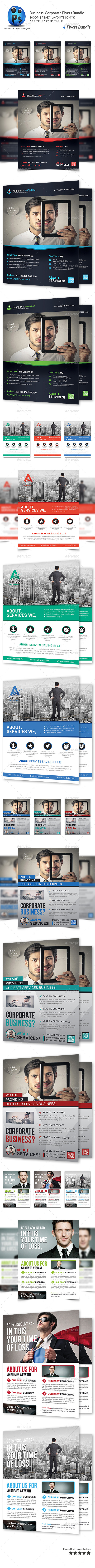 GraphicRiver Corporate Business 4 Flyer Bundle 10118272 GraphicRiver Corporate Business 4 Flyer Bundle 10118272