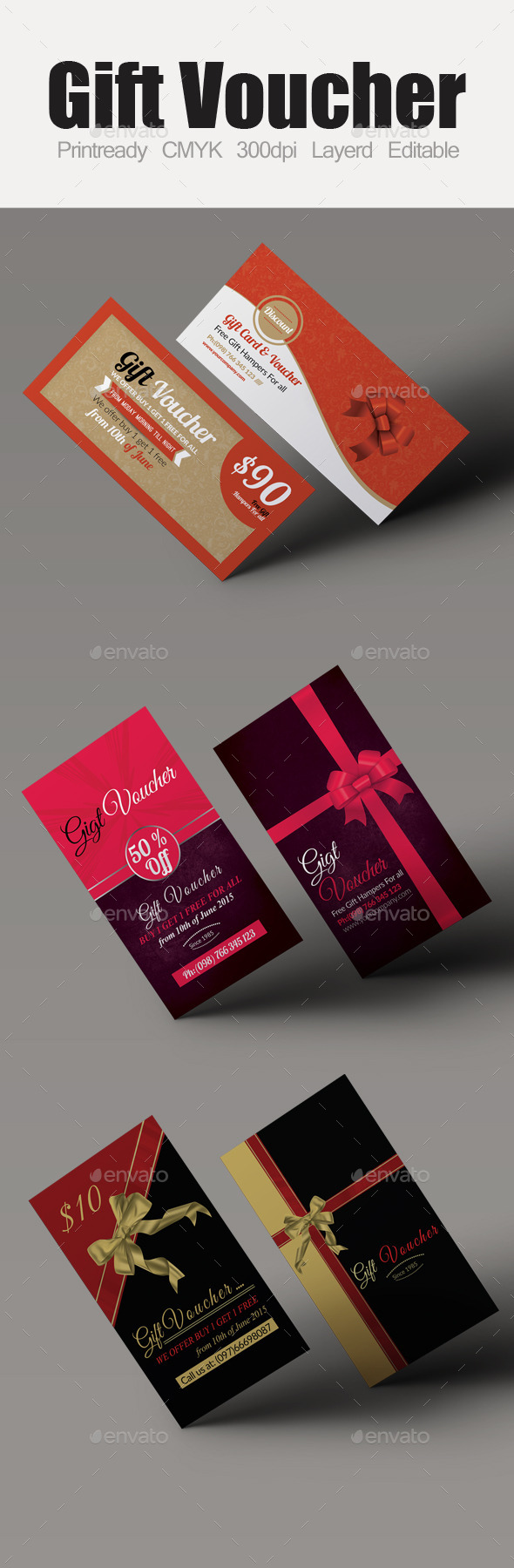 GraphicRiver Multi Use Business Gift Voucher Bundle 10118706 GraphicRiver Multi Use Business Gift Voucher Bundle 10118706