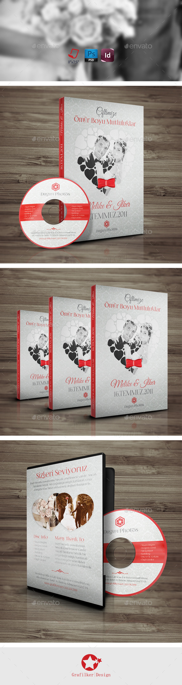 GraphicRiver Wedding Dvd-Cd Cover Templates 10086406 GraphicRiver Wedding Dvd-Cd Cover Templates 10086406
