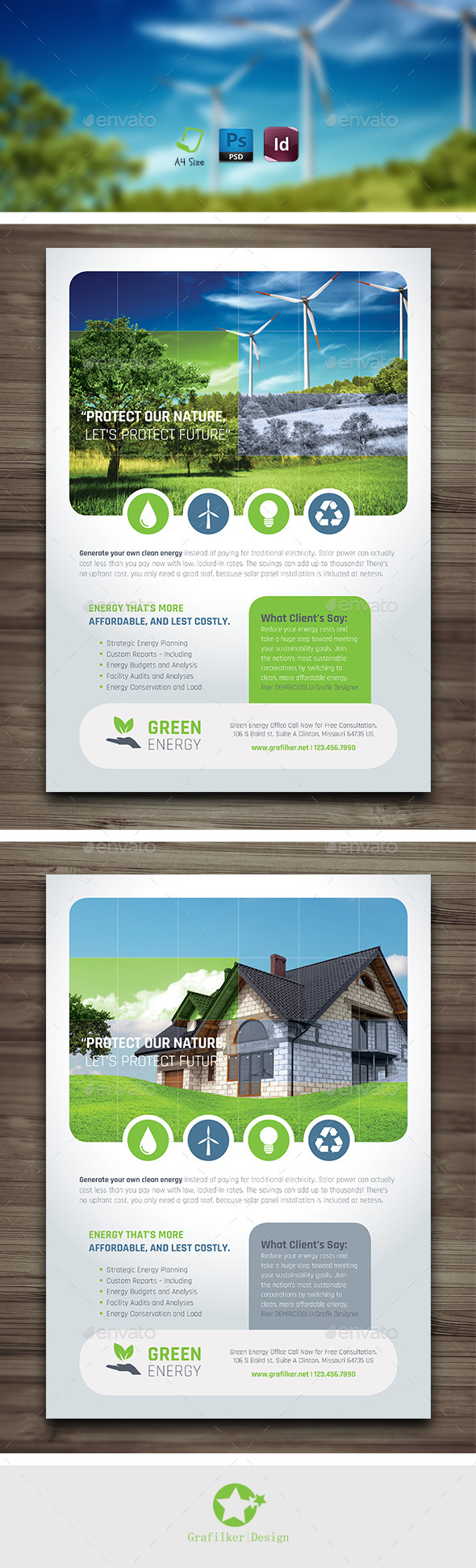 GraphicRiver Green Energy Flyer Templates 10119342 GraphicRiver Green Energy Flyer Templates 10119342